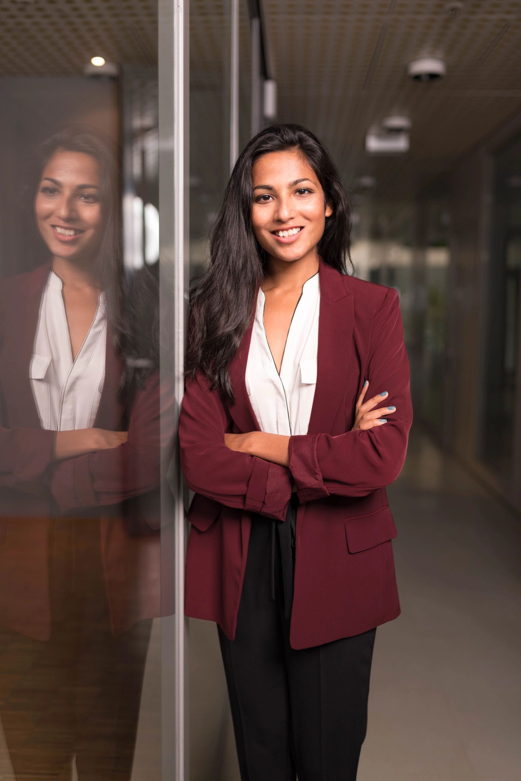 Businesswoman portrait for editorial content