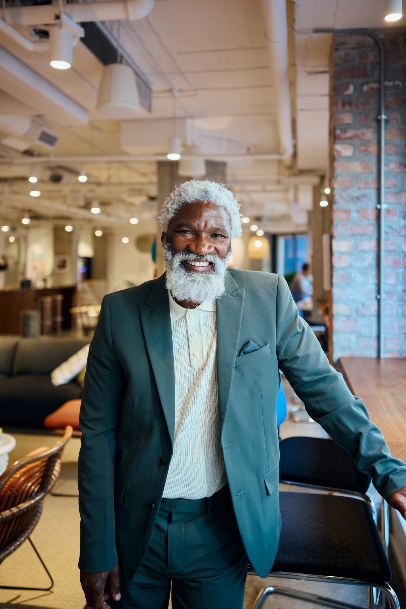 Professional business owner portrait in an office